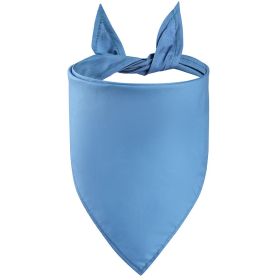 Pet Cotton Pinafore Triangular Binder (Option: Blue-S)