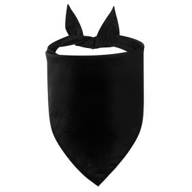Pet Cotton Pinafore Triangular Binder (Option: Black-S)