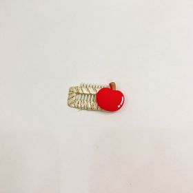Christmas Cartoon Pet Headdress Cat Dog Barrettes (Option: Christmas Eve Fruit-3.2cm)