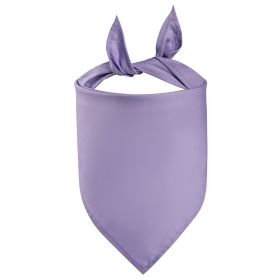 Pet Cotton Pinafore Triangular Binder (Option: Purple-S)