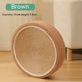 Cat Scratch Board Integrated Disdain Sisal (Option: Brown Style)