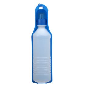 Pet Supplies Water Fountain Outdoor Portable Feeding (Color: Blue)