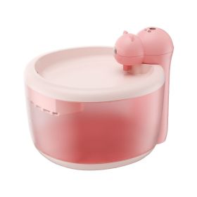 Wireless Water Dispenser Intelligent Induction Cat (Option: Pink-Wireless Water Dispenser)