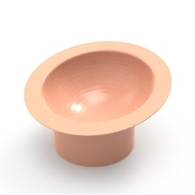 Large Caliber Cat Bowl Neck Protection Oblique Opening (Color: Pink)