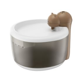 Wireless Water Dispenser Intelligent Induction Cat (Option: Brown-Wireless Water Dispenser)