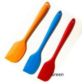 Fashion Simple Silicone Pet Slow Food Mat (Option: Green-Silicone Shovel)