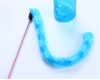 Pet Supplies Toy Cat Teaser Plush (Option: Blue-Pole Length 50CM)